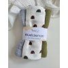 Sada 3x mušelínová plenka MINI 30x30 cm duha
