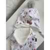 Dětský zimní set čepice a nákrčník – Blossom
