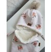 Dětský zimní set čepice a nákrčník – Pure