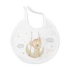INTERBABY | OSUŠKA froté Medvídek na houpačce + bryndák - krémová