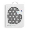 INTERBABY | Plenka HVĚZDA - ŠEDO/BÍLÁ