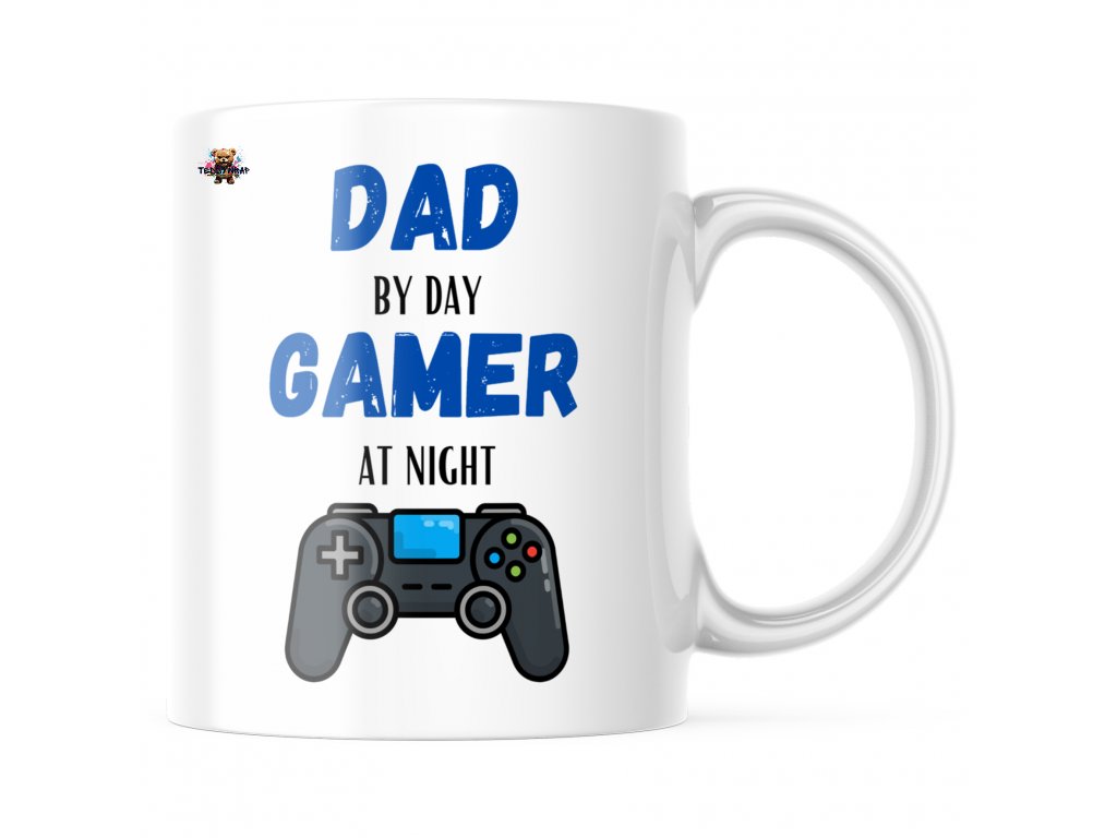 Hrnek Dad by day Gamer at night