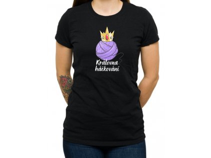 Dámské tričko Královna háčkování