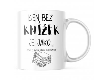 Hrnek Den bez knížek