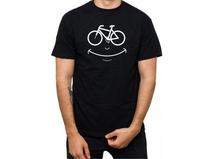 Pánské tričko Cyklista smajlík