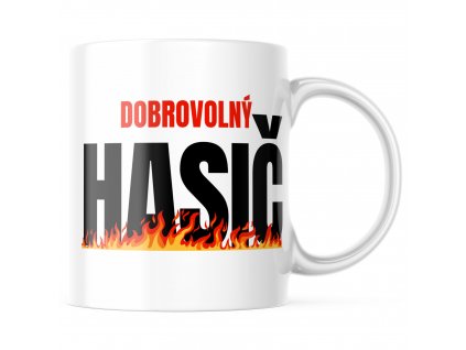 Hrnek Dobrovolný hasič (plameny)