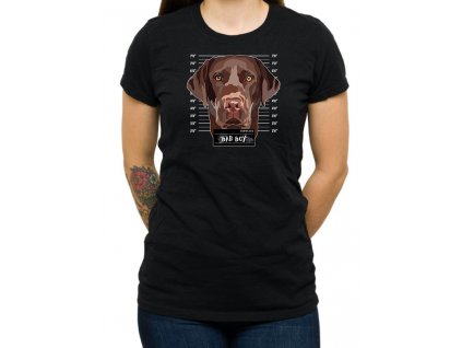 Dámské tričko s potiskem Labrador