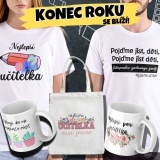 🌟 KONEC ROKU SE BLÍŽÍ! 🌟 Nezapomeňte poděkovat své úžasné učitelce za celý školní rok! 🎁🌸 V naší nabídce najdete krásné...