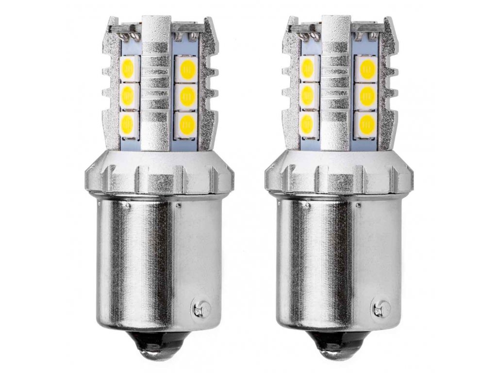 LED CANBUS 3030 16SMD 1156 BA15S P21W R10W R5W White 12V/24V - TEDEKA -  internetový hobby market