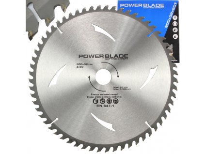 Kotouč pilový s SK plátky (vidiový), 300x60Tx32mm POWER BLADE M09071