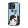 iphone case kryt s mazlíčkem modrý