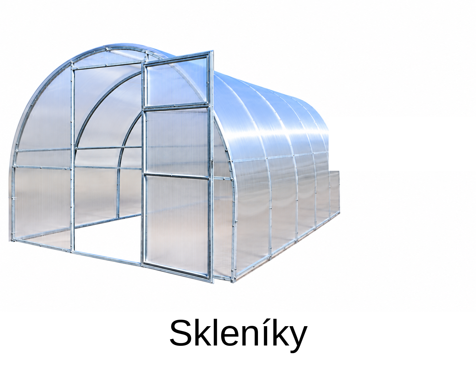 Záhradné polykarbonátové sklaníky