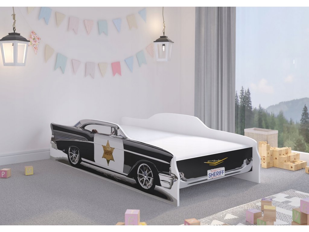 Detská posteľ Šerif 160x80 + matrac