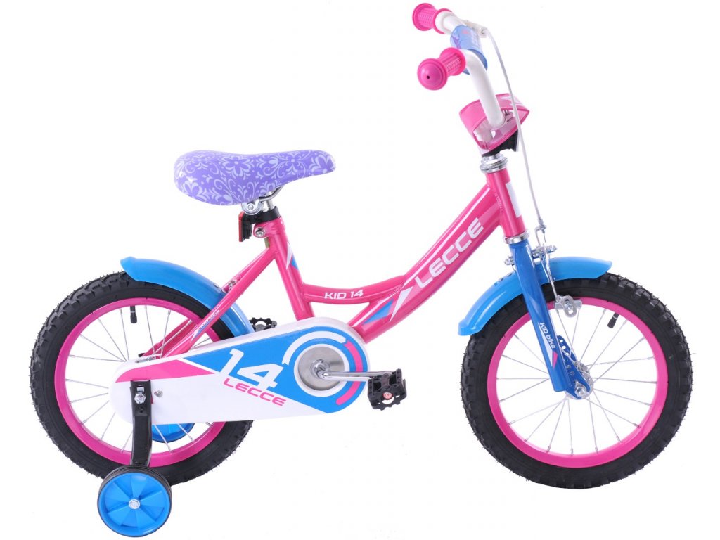 Detský bicykel 14" Fuzlu LECCE GIRL ružový