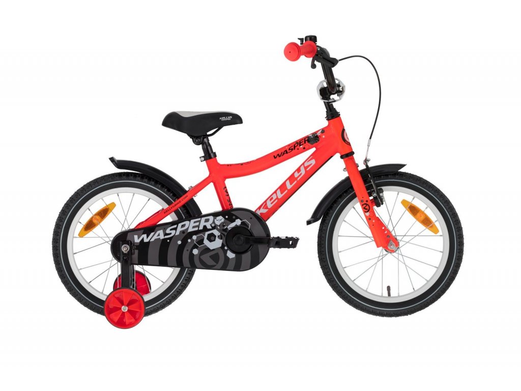 Detský bicykel 16" Kellys Wasper červený