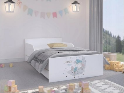 Posteľ PUFI 180x90 ospalec bez šuflíka+matrac