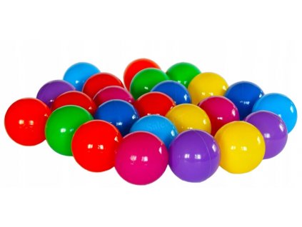 Sada rôznofarebných loptičiek do stanu a bazéna 100 kusov