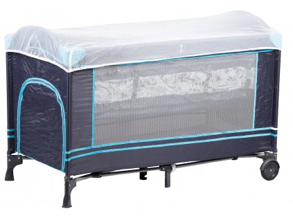 Turistická posteľ, ohrádka s moskytiérou Ecotoys