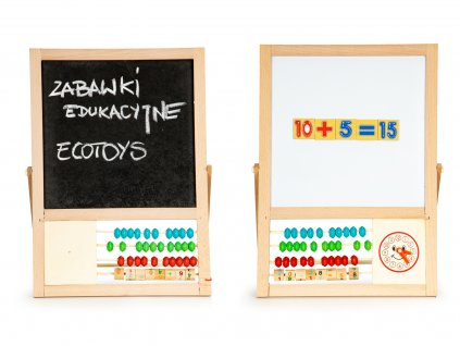Vzdelávacia magnetická tabuľa s číslami a počítadlom