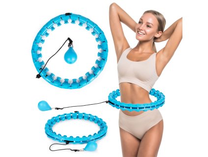 Obruč Hula Hoop s masážou na fitnes cvičenia