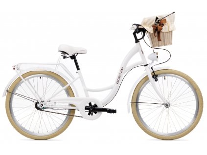 damsky detsky mestsky retro bicykel goetze biely