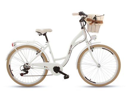 bicykel goetze mood hlinikovy bielo kremovy damsky mestsky