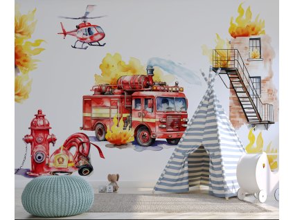 FIREMAN WALL DECALS2