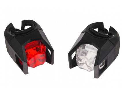 LED osvetlenie na bicykel Vellberg Dual predné + zadné