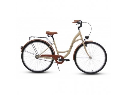 Retro Bicykel GOETZE ECO 26"/28" 1 Prevodový Cappucino