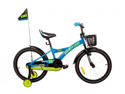 Detský Bicykel 16" GOETZE KIDS LOKI modrý