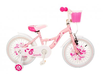 Detský Bicykel 16" GOETZE KIDS SWEETIE ružový