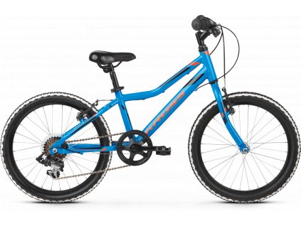 Detský bicykel 20" Kross Hexagon Mini 1.0 modrá / oranžová lesklá