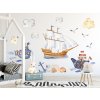 Nálepka na stenu morské lode