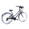 Retro Bicykel 28" Goetze DUO 7 Prevodový Prevodový čierny/biely+košík