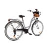 Retro Bicykel 28" Goetze MOOD 7 Prevodový šedo/čierny+košík