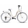 Retro Bicykel GOETZE COLOURS LTD 28" 3 Prevodový Krémovo-hnedý+košík