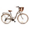 Retro Bicykel GOETZE HLINIKOVÝ 28" 7 prevodový Caffe latte+ košík