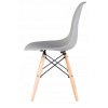 Sada 4 stoličiek do jedálne/obývačky sivá