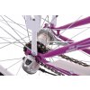 Dámsky Retro Bicykel CITY 28" 3 Prevodový Fialový Doplnky + Košík Grátis