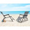 Záhradné skladacie lehátko GRAY