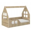 Lozko dzieciece Niski DOMEK SONOMA 140x70 Montessori Kod producenta C39C 423EE