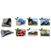 Euro KRYCIA PLACHTA 5X8 M ZELENO - STRIEBORNÁ (75g/m2)