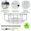 Trampolína s vnútornou ochrannou sieťou a rebríkom 8FT-244cm