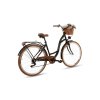Retro Bicykel 26" GOETZE MOOD 7 prevodový Čierno/hnedý+košík