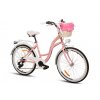 Retro Bicykel 26" Goetze MOOD 7 Prevodový Ružový+košík