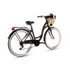 Retro Bicykel 28" Goetze MOOD 7 Prevodový Čierny+košík