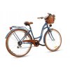 Retro Bicykel 28" Goetze MOOD 7 Prevodový Modrý+košík