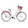 Retro Bicykel GOETZE BLUEBERRY 28" 1 Prevodový Ružový+košík grátis