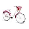 Retro Bicykel GOETZE BLUEBERRY 28" 3 Prevodový Ružový+košík grátis