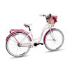 Retro Bicykel GOETZE BLUEBERRY 28" 3 Prevodový Ružový+košík grátis
